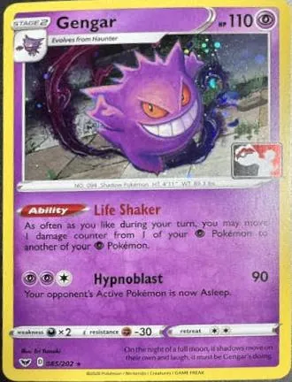 Sword & Shield Gengar [Prize-Pack] Pokémon card